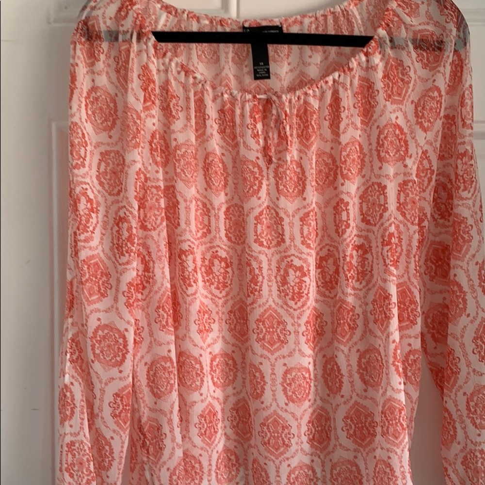 INC International Concepts Peasant Blouse🥰🌈